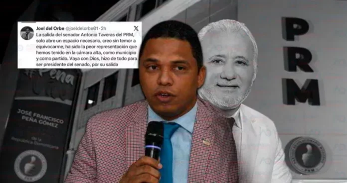 Comunicador Joel Del Orbe dice salida de Antonio Taveras es una oportunidad de renovación en el PRM
