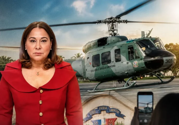 Uso de helicóptero militar por Mayra Jiménez genera cuestionamientos; estas aeronaves están reservadas para seguridad, defensa y emergencias