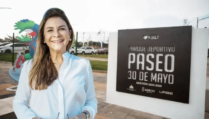 Carolina Mejía destaca el potencial de Santo Domingo al referirse al parque deportivo Paseo 30 de Mayo