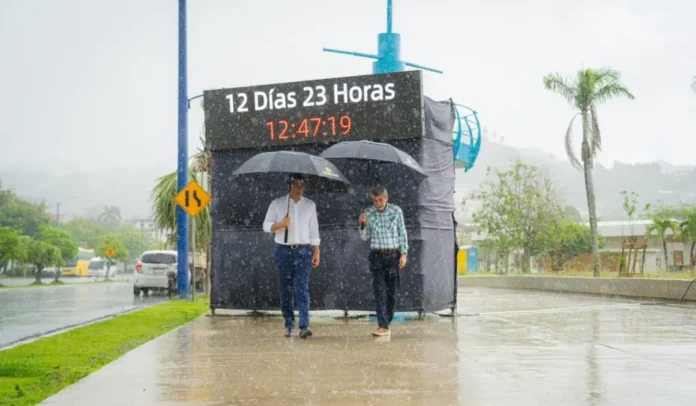 David Collado supervisa avances de las obras en la Zona Colonial pese a las lluvias