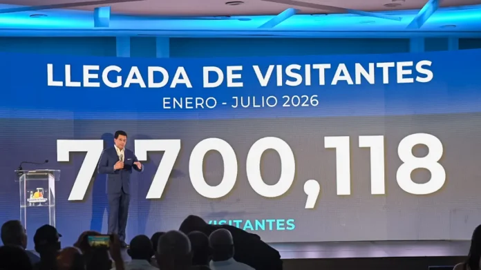 Más de 7,7 millones de visitantes llegan al país hasta julio