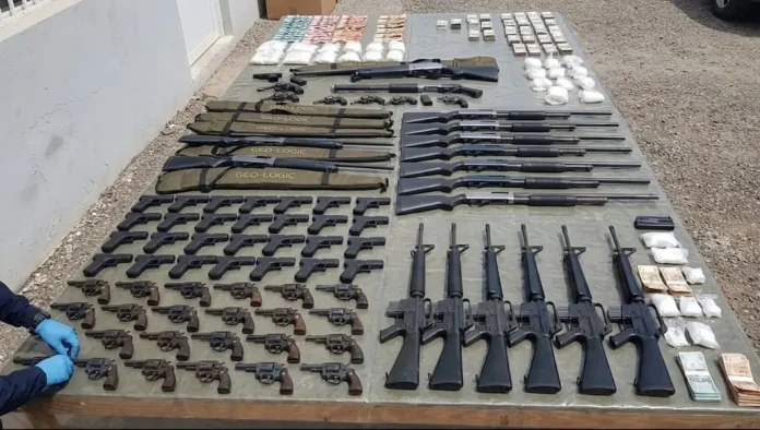 PN saca de circulación 109 armas de fuego en seis meses de operativos en la región Enriquillo